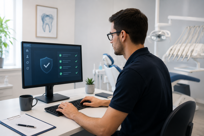 Maintenance informatique sécurisée pour cabinet dentaire professionnel à Draguignan Var