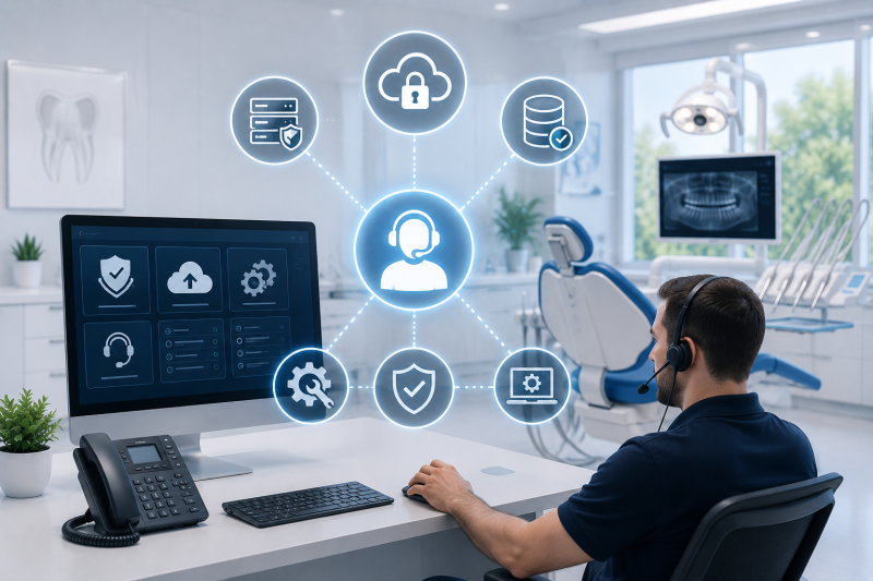 Infogérance informatique professionnelle pour cabinet dentaire sécurisé à Draguignan Var